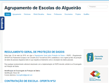 Tablet Screenshot of emds.edu.pt